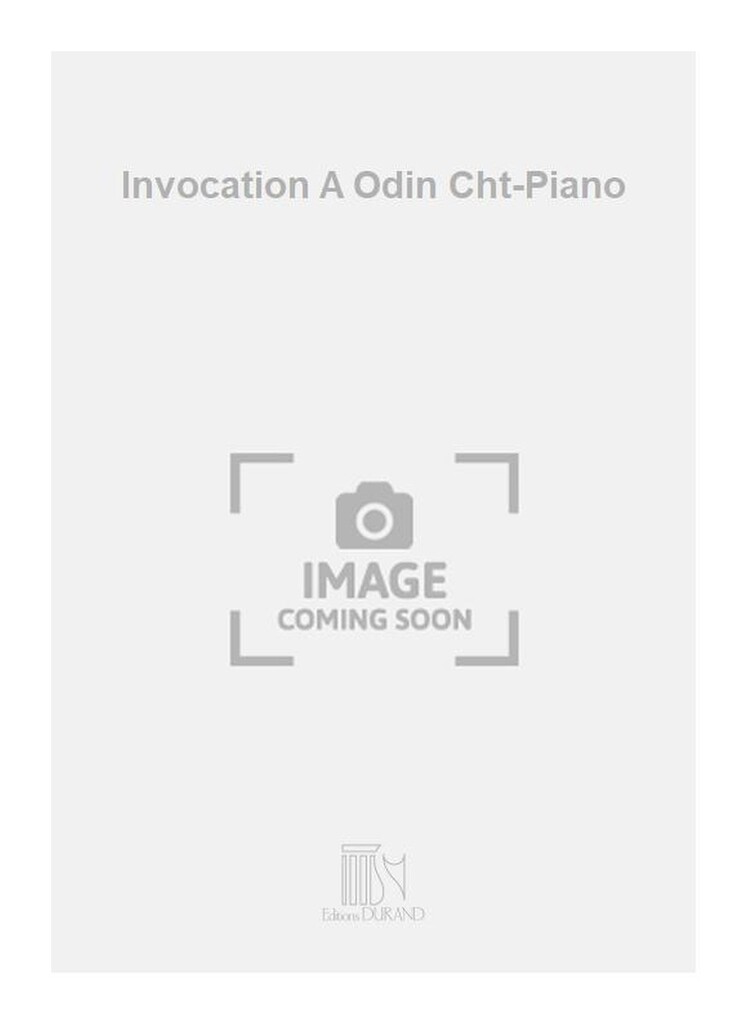 Invocation A Odin Cht-Piano